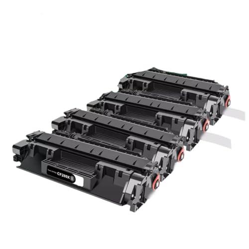 Cartouche de toner CF280X 80X compatible pour imprimantes Pro 400 et M401dn lot de 4