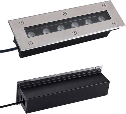 Lampe Paysagère Lampe De Jardin Enterrée, Spot Led Encastrable Ip65 Éclairage Linéaire Extérieur Souterrain, Eclairage Terrasse Éclairage De Couloir Green light,3W