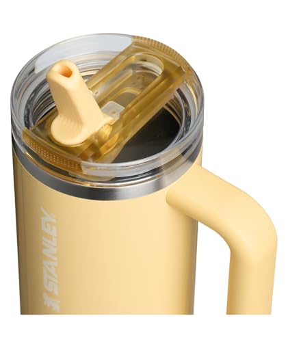 Image of STANLEY Quencher ProTour Flip Straw Tumbler with Leakproof Lid 30 oz | Built-In Straw and Handle | Cup Holder Compatible for Travel | Insulated Stainless Steel Cup | BPA-Free | Butter Gloss
