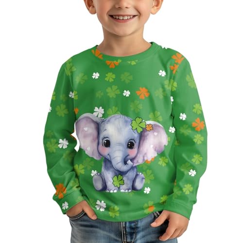 Kids Long Sleeve Shirt for Boys Girls Winter Tops4