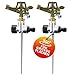 Produktbild GARDEBRUK® Sprinkler 2er Set Erdspieß Sprengweite bis 24m Garten Impulsregner Rasensprenger Sektorenregner Gartenbewässerung Bewässerungssystem Wassersprinkler