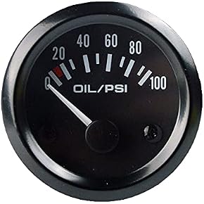 2x 52mm Digital Blue LED 120 PSI Oil Pressure Gauge Kit With Sensor – Perfect For Car Or Truck