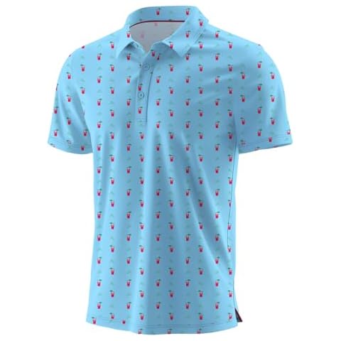 QIXING Men's Summer Golf Polo Shirt Cover