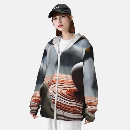 Chaqueta Hombre protección solar UPF 50+ con capucha miniatura 4