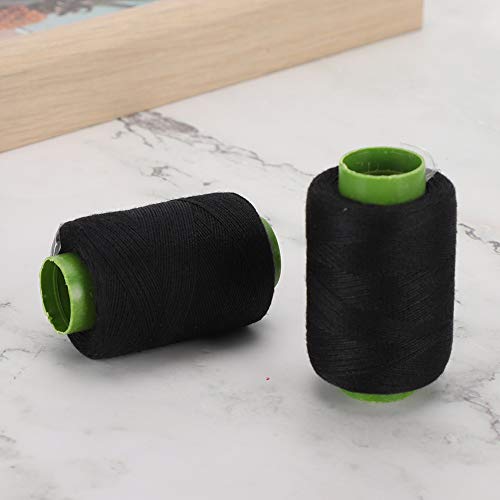 Hilo de coser de poliéster negro DIRBAK 12 rollos de 300 m cada uno miniatura 6