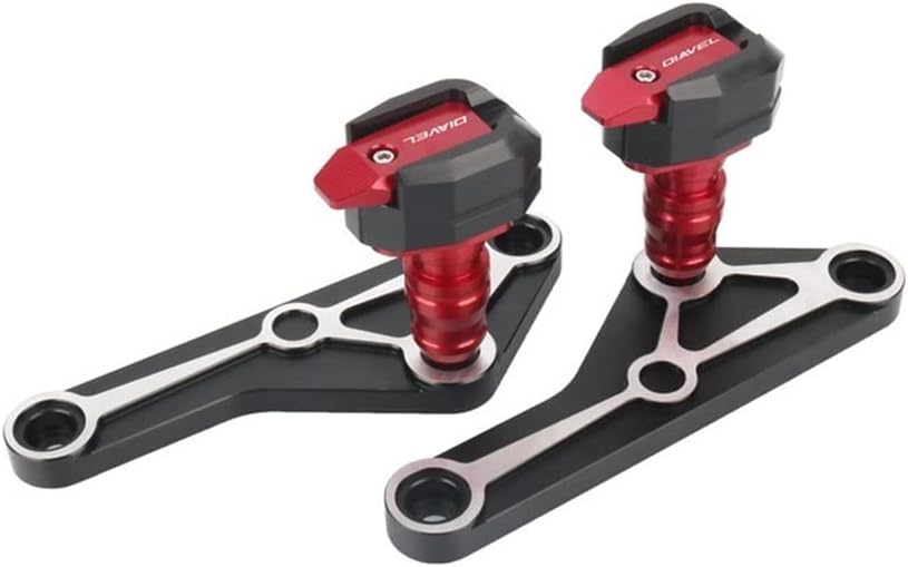 for Ducati XDiavel/S 16-18 Diavel 1260 1200S XDiavel 19-22 Motorcycle Falling Protection Frame Slider Fairing Guard Anti Crash Pad Protector (Color : Red)