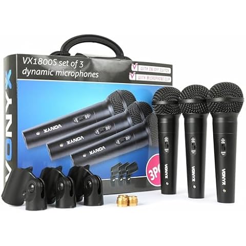 VONYX VX1800S Ensemble de Microphones Cover