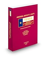 Anderson, Bartlett & East's Texas Uniform Commercial Code Annotated, 2008 ed. (Texas Annotated Code Series) 0314982205 Book Cover