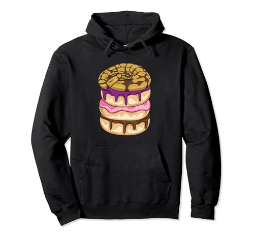 Funny Ball Python On Donuts I Funny Ball Python Sudadera con Capucha