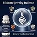 Tyrbsvlnar 55ml Jewelry Protective Coating – Anti-Tarnish & Scratch-Resistant Coating for Silver & Gold, Restores Shine with Long-Lasting Oxidation Barrier, Maintain Brilliant Luster