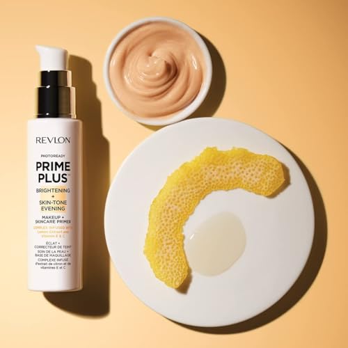 Revlon PhotoReady Prime Plus, Serum Prebase Ilumina e Iguala el Tono de Piel, Formulado con Vitamina C y Ácido Láctico, 30 ml - imagen 5