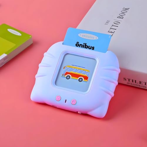 Cartões Educativos Para Crianças - Tradutor de Palavras Português e Inglês (Azul)