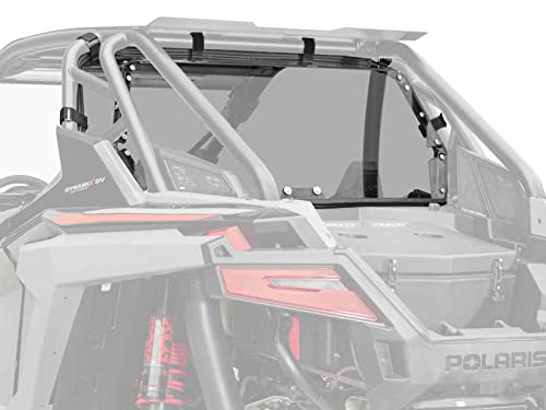 SuperATV Heavy-Duty Rear Windshield for 2022-2024 Polaris RZR Tur...