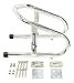 Pit Posse Chrome Removable Wheel Chock 6.5 in Wide