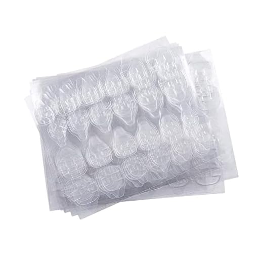 10 ark (240st) Dubbelsidigt nagellimklistermärke, Kalolary Nail Lim Jelly Gel Tape Limflikar Nagellim Transparent Flexibel självhäftande Fake Nails Tips för manikyr