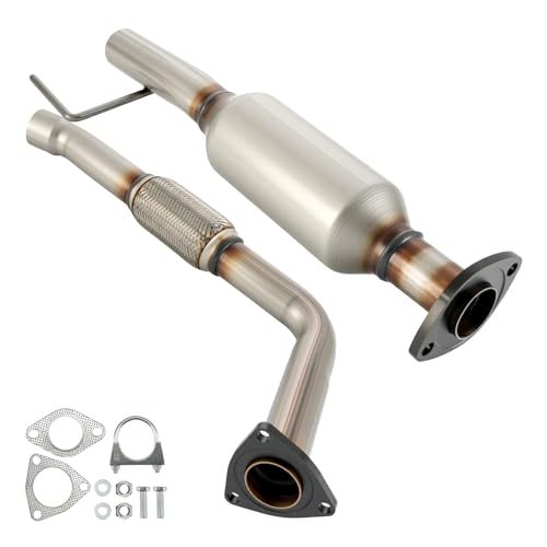 PHILTOP Rear Catalytic Converter Kit Compatible with Toyota Camry 1997-2001 2.2L, Solara 1999-2001 2.2L Replace# 55537 Direct-Fit (EPA Compliant)