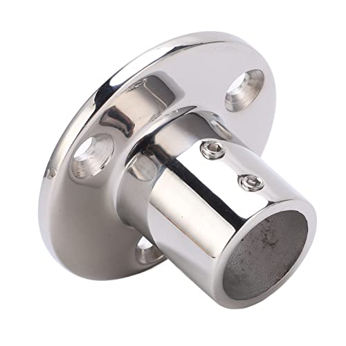 【Standard originale】 Progettato per soddisfare gli standard originali, la base di Stanchion per Rail consente una facile sostituzione di raccordi di ringhiera per barche vecchi o danneggiati senza necessità di modifiche, semplificando le riparazioni.