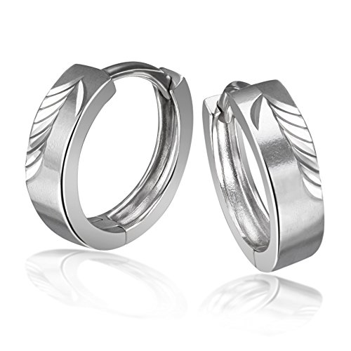 Goldmaid Damen-Creolen diamantiert 925 Sterlingsilber hochglanz Cover