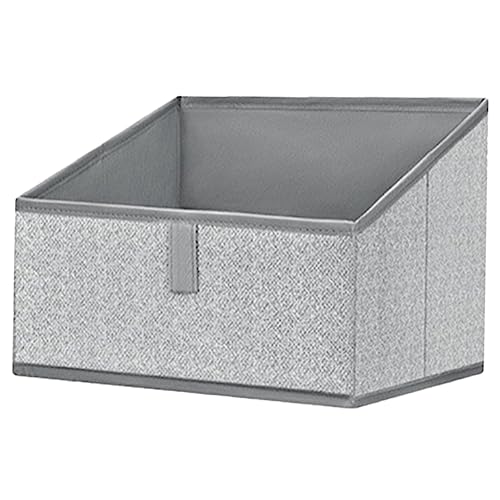 SOLUSTRE Fabric Storage Box Foldable Organizer for Socks Underwear Hats and Sundries Convenient Storage Bin for Closet Dresser Non Woven Material
