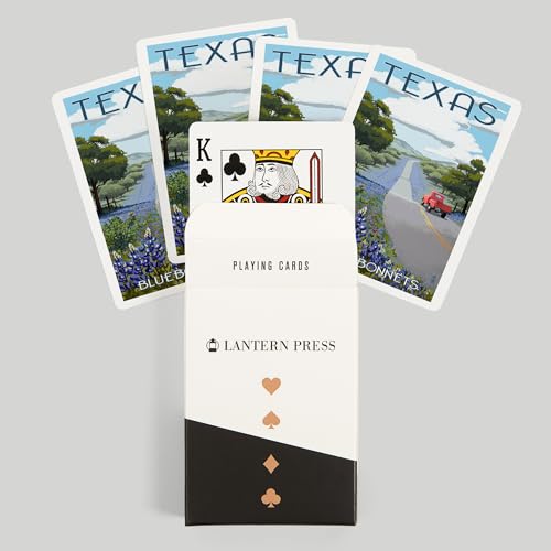 Lantern Press Texas, Baraja de 52 Cartas Póker miniatura 6
