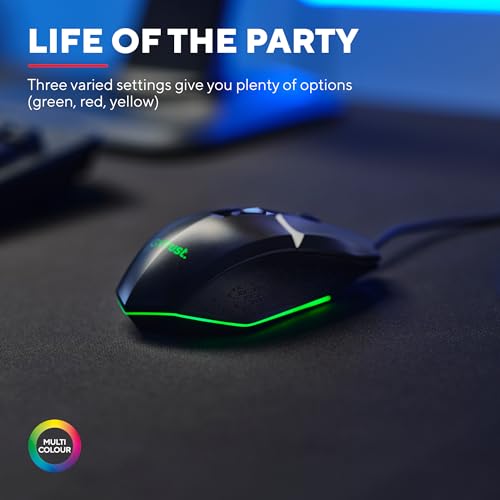 GXT 790 Tridox Pacchetto Gaming 3-in-1 - Cuffie Leggere con Driver da 50 mm, Jack Audio 3.5 mm, Mouse con Filo USB 200-6400 DPI, Tappetino, Pack per PC, Portatile, Computer - Nero - Cuffia gaming - Immagine 5