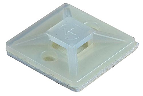 Cable tie base 19 x 19 mm, 100 unidades, 100 unidades