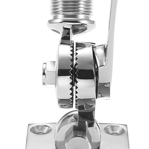 image for ZOMCHAIN Marine VHF Antenna Mounts, Ratchet Mount, 316 Stainless Steel