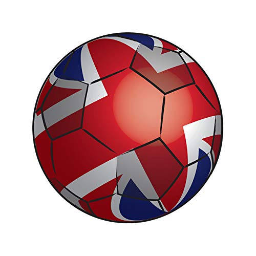 United Kingdom Soccer Ball Sticker Decal Self Adhesive FA Graphix UK British Briton Flag Football