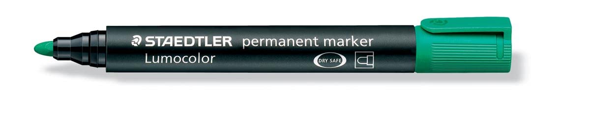 Staedtler 352-5 Staedtler 352-5 Marker Lumocolor Permanent Bullet Tip Green