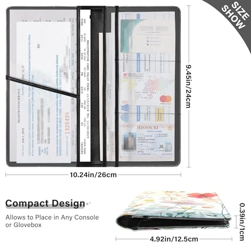 Organizador para Documentos de Cuero Slim miniatura 3