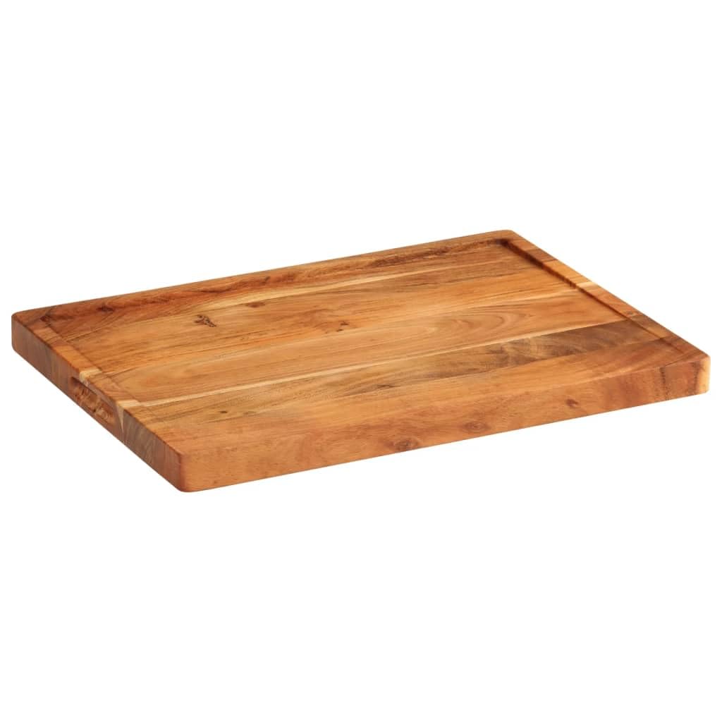 Tabla de cortar de madera maciza, tabla de cortar de alta calidad para cocina, duradera y fácil de limpiar, perfecta para los entusiastas de la cocina