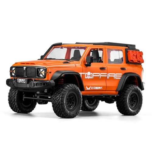 SVERTIBO 1/12 RC Crawler, MN-300 Off-Road Truck, 4x4 RC Rock Crawler RTR with 2.4G Remote RC GWM Tank 300 Car Model for Adults Hobby Gifts (Orange)