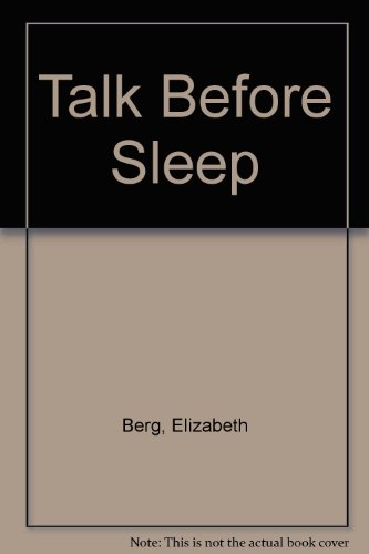 Talk Before Sleep 0792727436 Book Cover