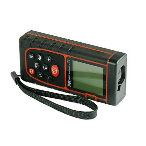 Pilot17068 Digital Laser Distance Measure Rangefinder Meter Tape Diastimeter LCD 60m/197ft