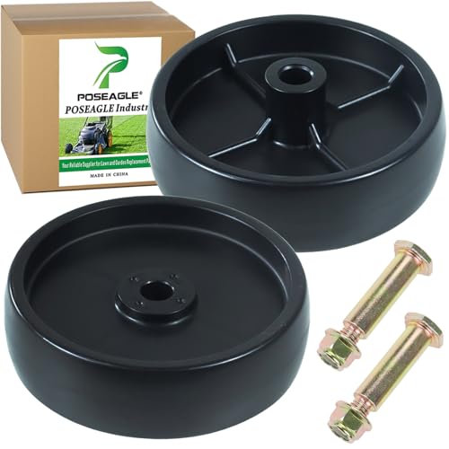 POSEAGLE 2 Pack 734-0973 Deck Wheel for Cub Cadet LT1050 XT1-LT46 Lawn Deck