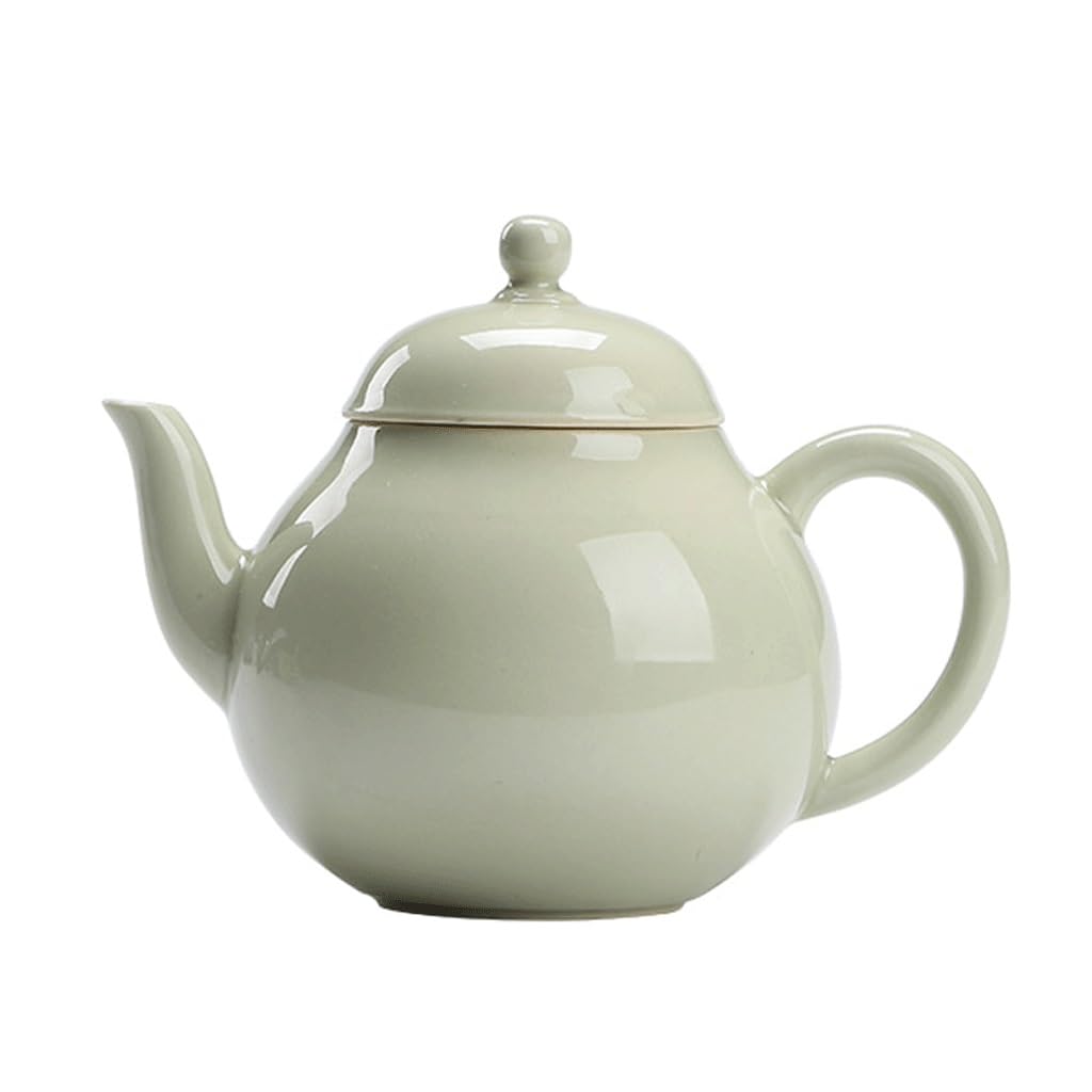 Théière à main en céramique pour infuser le thé sans brûlure
