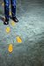 Durable Self-Adhesive Floor Marking Footprint Shape - Footprint Decal Vinyl Stickers - 5.91