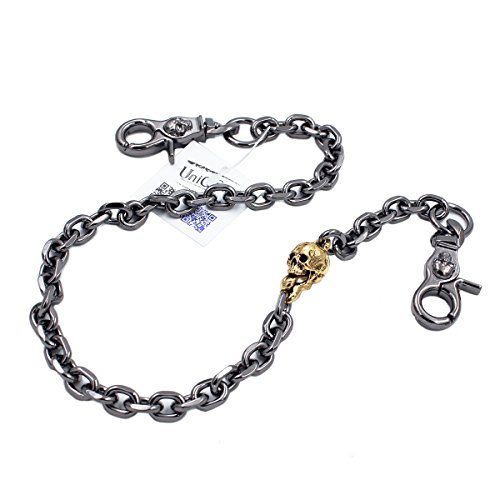 Amazon.com: UNIQSUM: Skull wallet chains