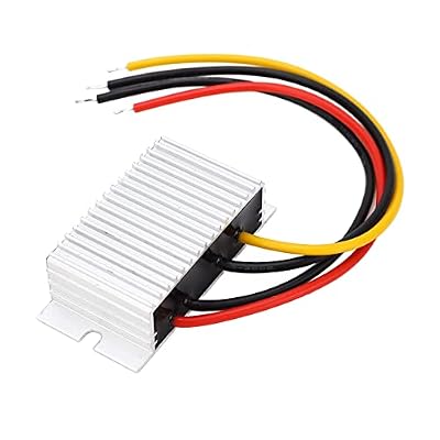 Omquot High Efficiency Aluminum Module Converter for DC 12V 24V to 5.5A Reliable Protection for Vehicles and Electrical Equipment