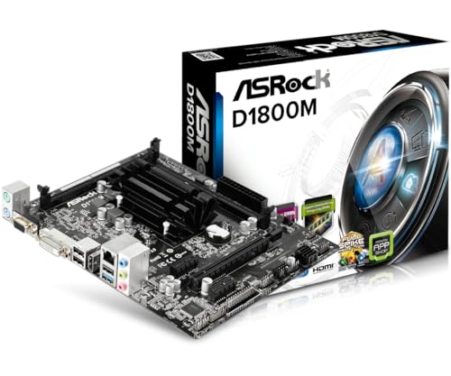 ASRock Motherboard Micro ATX DDR3 1066 NA D1800M