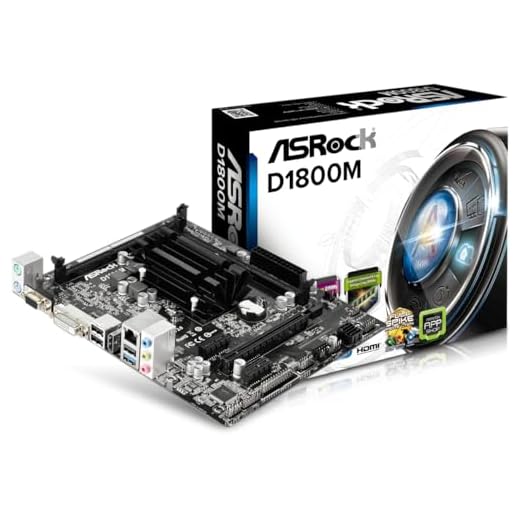 ASRock Motherboard Micro ATX DDR3 1066 NA D1800M