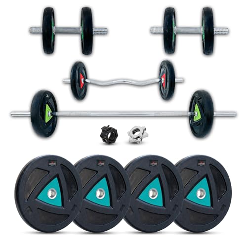 Image of Leeway 20kg Home Gym Set for Men, 20kg Set (5X4)