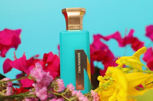 Image of NASEEM Twin Paradise Aqua Perfume 75 ml - Unisex Eau De Parfum for Men & Women - Subtle Tonal Fragrance - Alcohol-Free, Long Lasting & Hypoallergenic Scent for Every Occasion