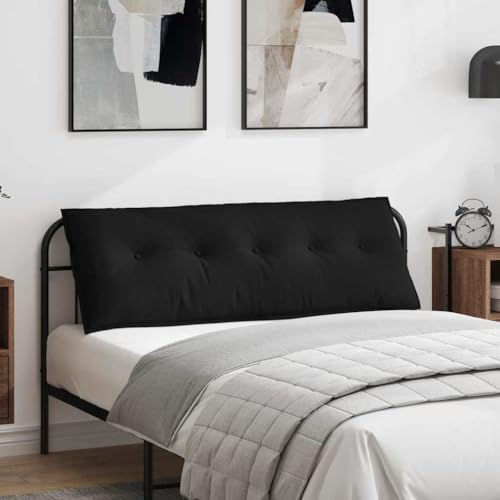 Coussin de dossier rectangulaire 140x50 cm en microfibre déhoussable
