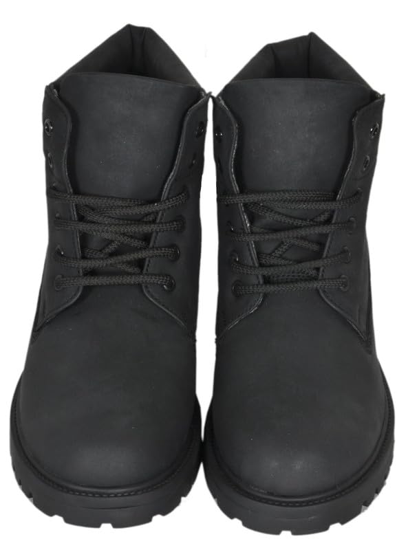 Image of West Code Mens Boots Synthetic Leather High Top Casual Shoes and Sneakers