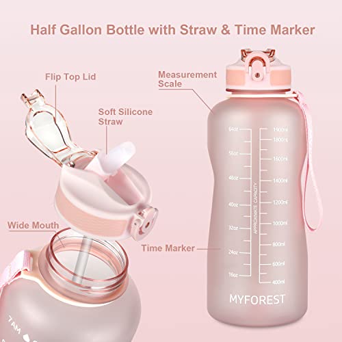 Myforest, Borraccia da 2,2 litri con indicatore