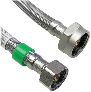Larsen 10-0813 Toilet Connector, Stainless Steel, 1/2 x 7/8 x 12-In. - Quantity 10