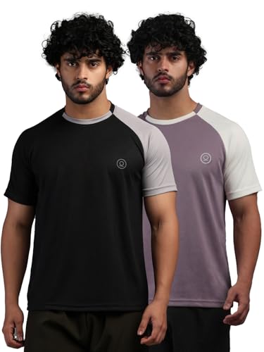Image of CHKOKKO Gym Tshirt for Men Workout Regular fit t Shirt for man Breathable Dry fit Sports t Shirt Half Sleeve Activewear Round Neck Yoga and Running & Outdoor activites