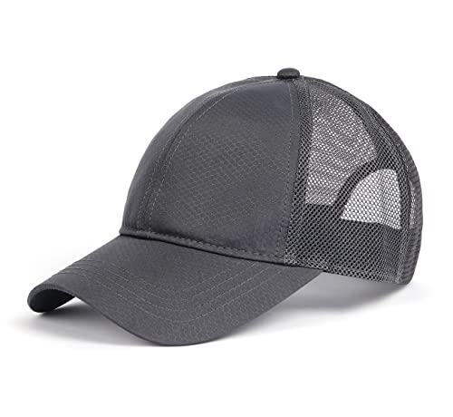 Casquette grande taille homme pour grand tour de tête 64 cm réglable grise
