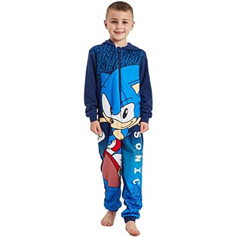 Kids Essentials Boys Sonic the Hedgehog Onesie All in One (Sonic the Hedgehog, 5-6 Years) Cover